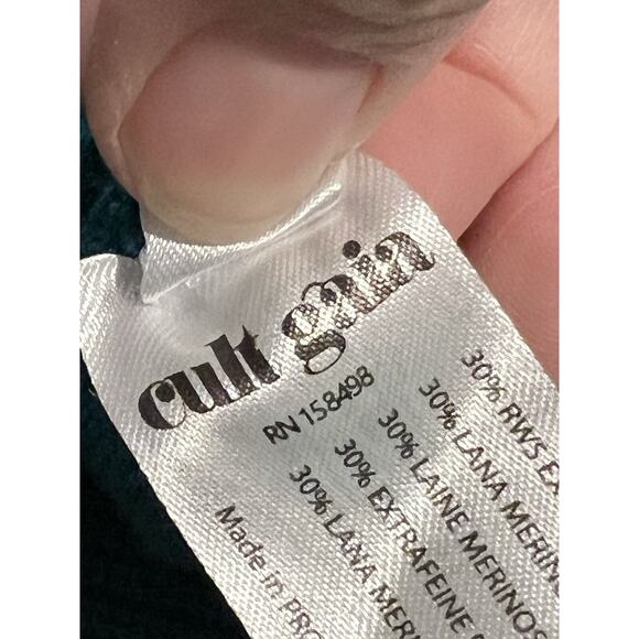 Cult Gaia Turquoise Knit Pants - Picture 2 of 7